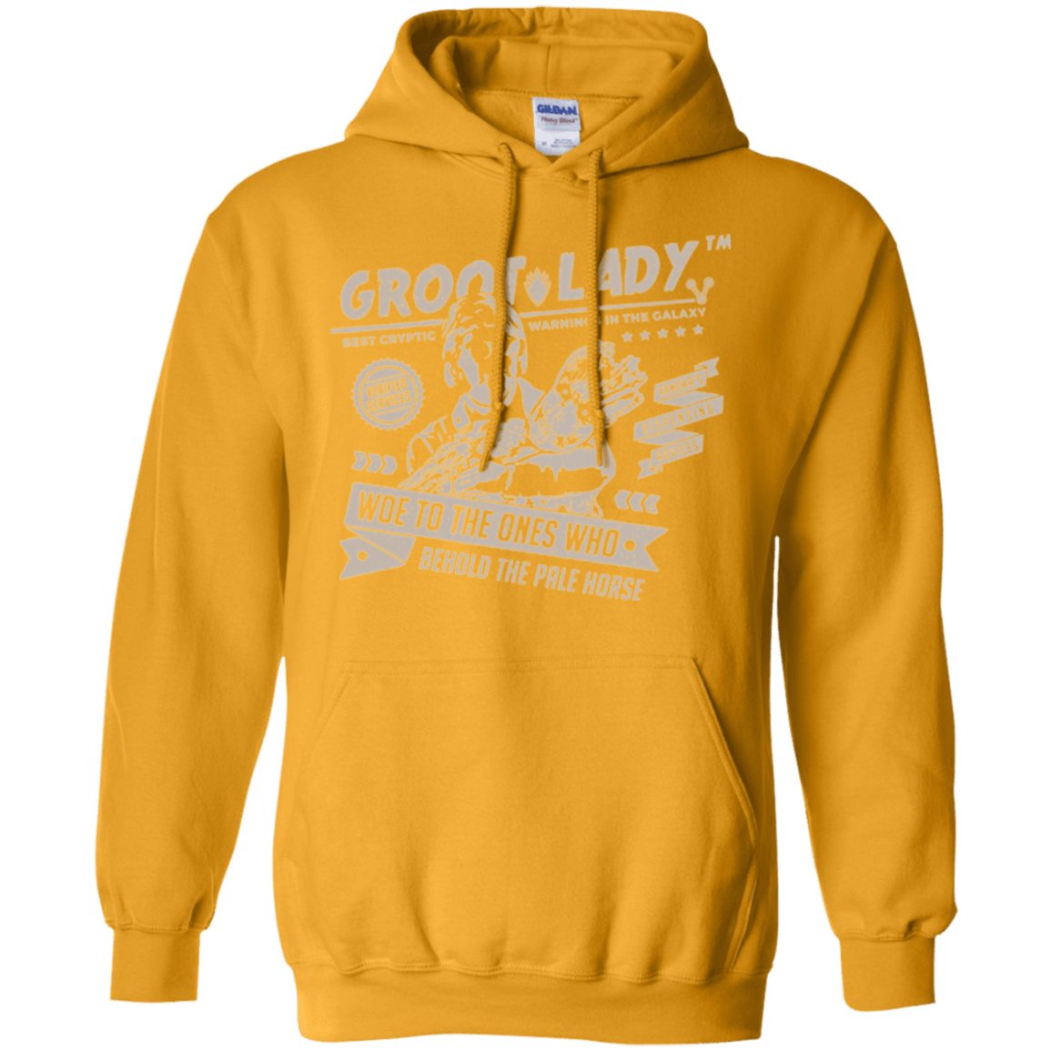 Sweatshirts Gold / Small Groot Lady Pullover Hoodie