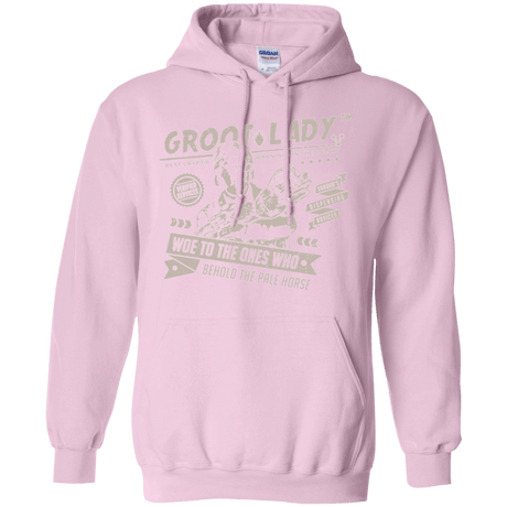 Sweatshirts Light Pink / Small Groot Lady Pullover Hoodie