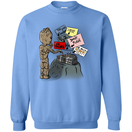 Sweatshirts Carolina Blue / S Groot No Touch Crewneck Sweatshirt