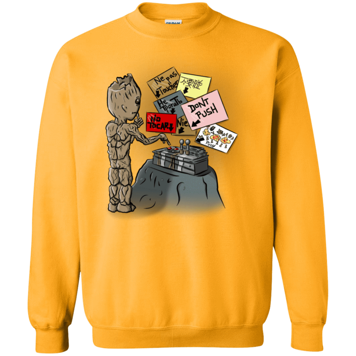 Sweatshirts Gold / S Groot No Touch Crewneck Sweatshirt