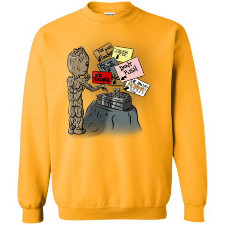 Sweatshirts Gold / S Groot No Touch Crewneck Sweatshirt