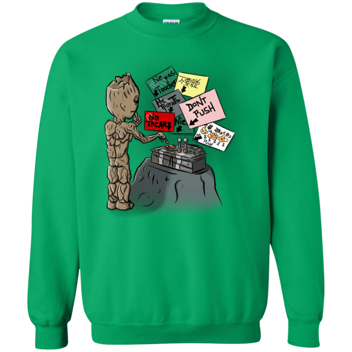 Sweatshirts Irish Green / S Groot No Touch Crewneck Sweatshirt