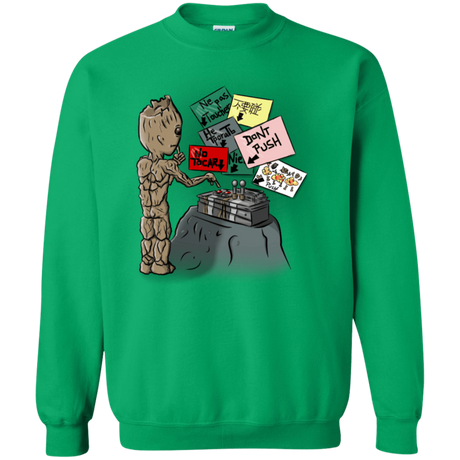 Sweatshirts Irish Green / S Groot No Touch Crewneck Sweatshirt