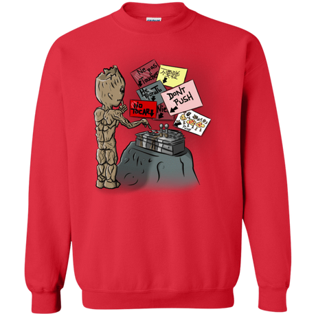 Sweatshirts Red / S Groot No Touch Crewneck Sweatshirt