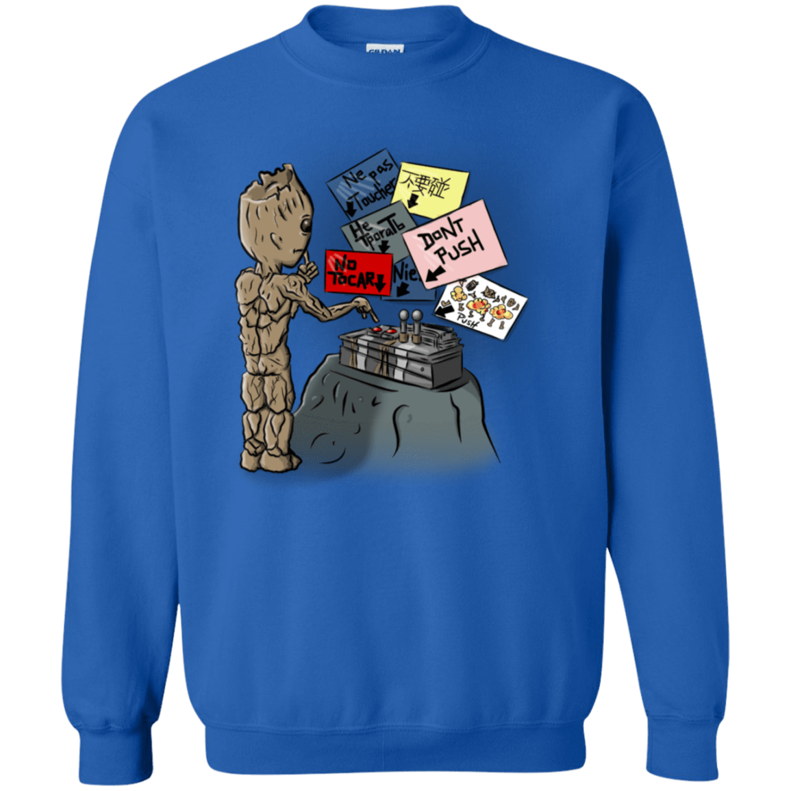 Sweatshirts Royal / S Groot No Touch Crewneck Sweatshirt