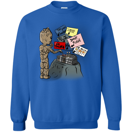 Sweatshirts Royal / S Groot No Touch Crewneck Sweatshirt