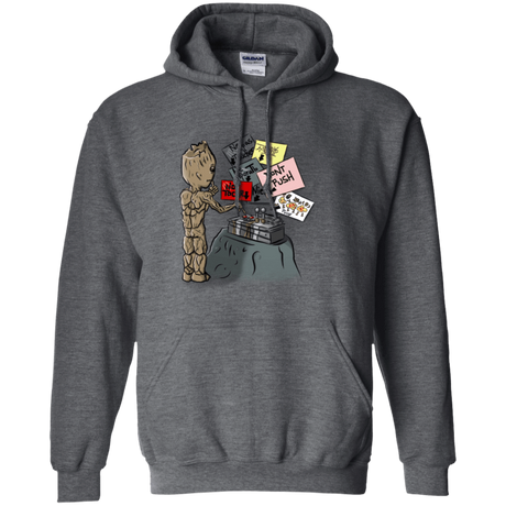 Sweatshirts Dark Heather / S Groot No Touch Pullover Hoodie