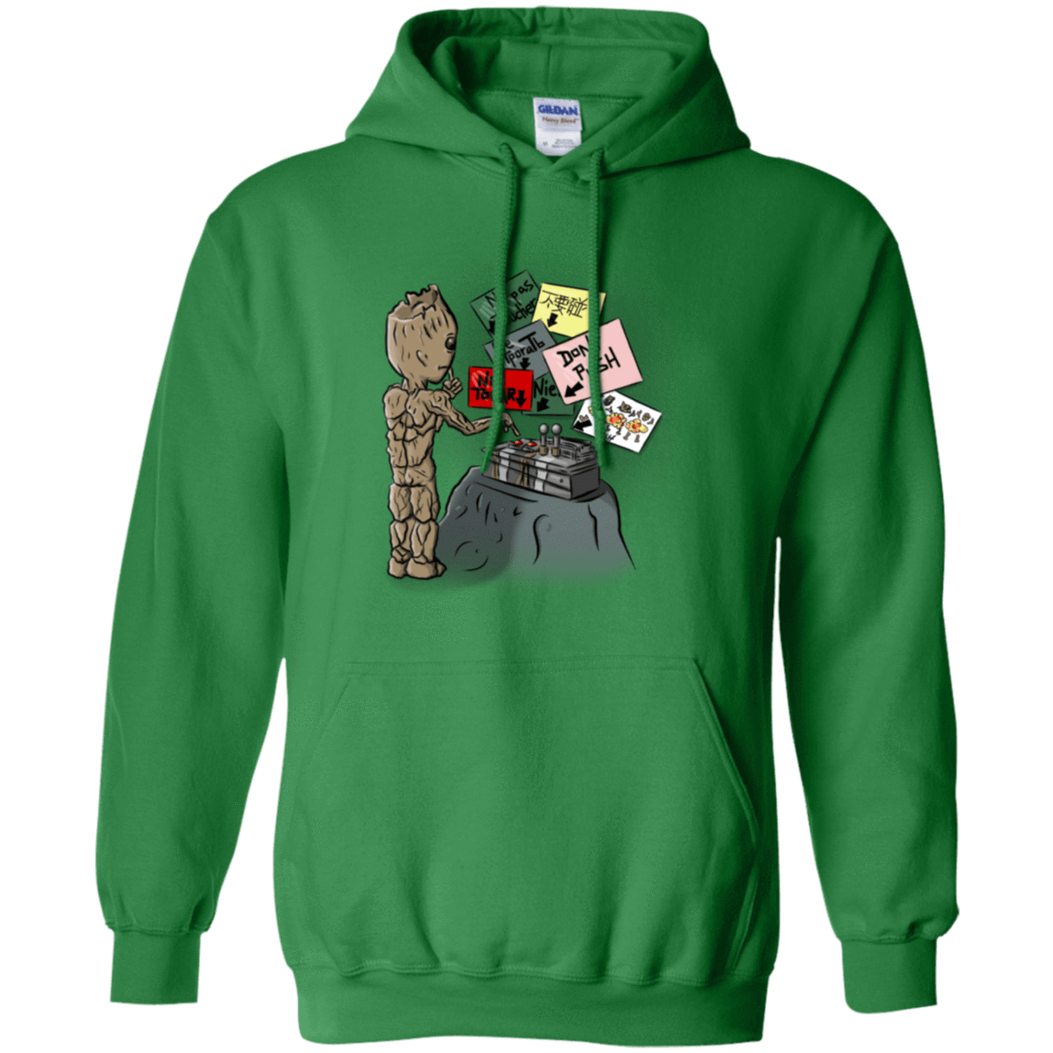 Sweatshirts Irish Green / S Groot No Touch Pullover Hoodie