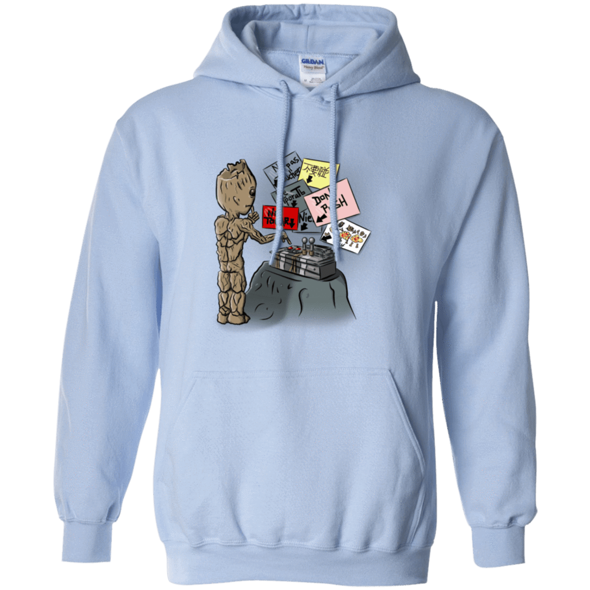 Sweatshirts Light Blue / S Groot No Touch Pullover Hoodie