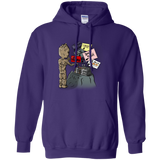 Sweatshirts Purple / S Groot No Touch Pullover Hoodie