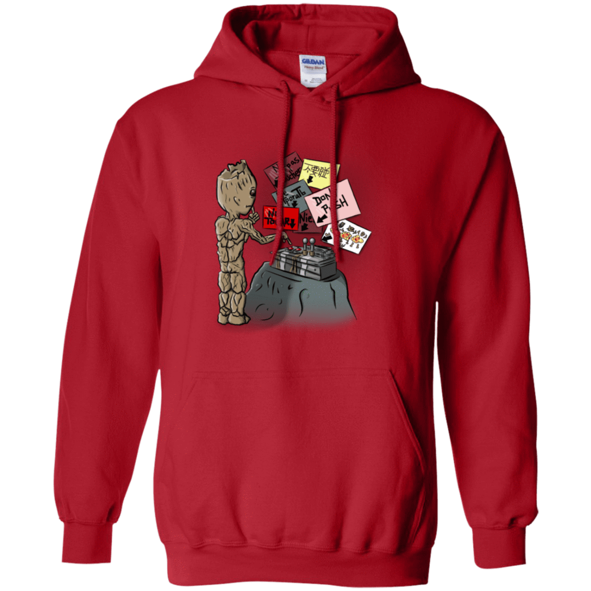 Sweatshirts Red / S Groot No Touch Pullover Hoodie