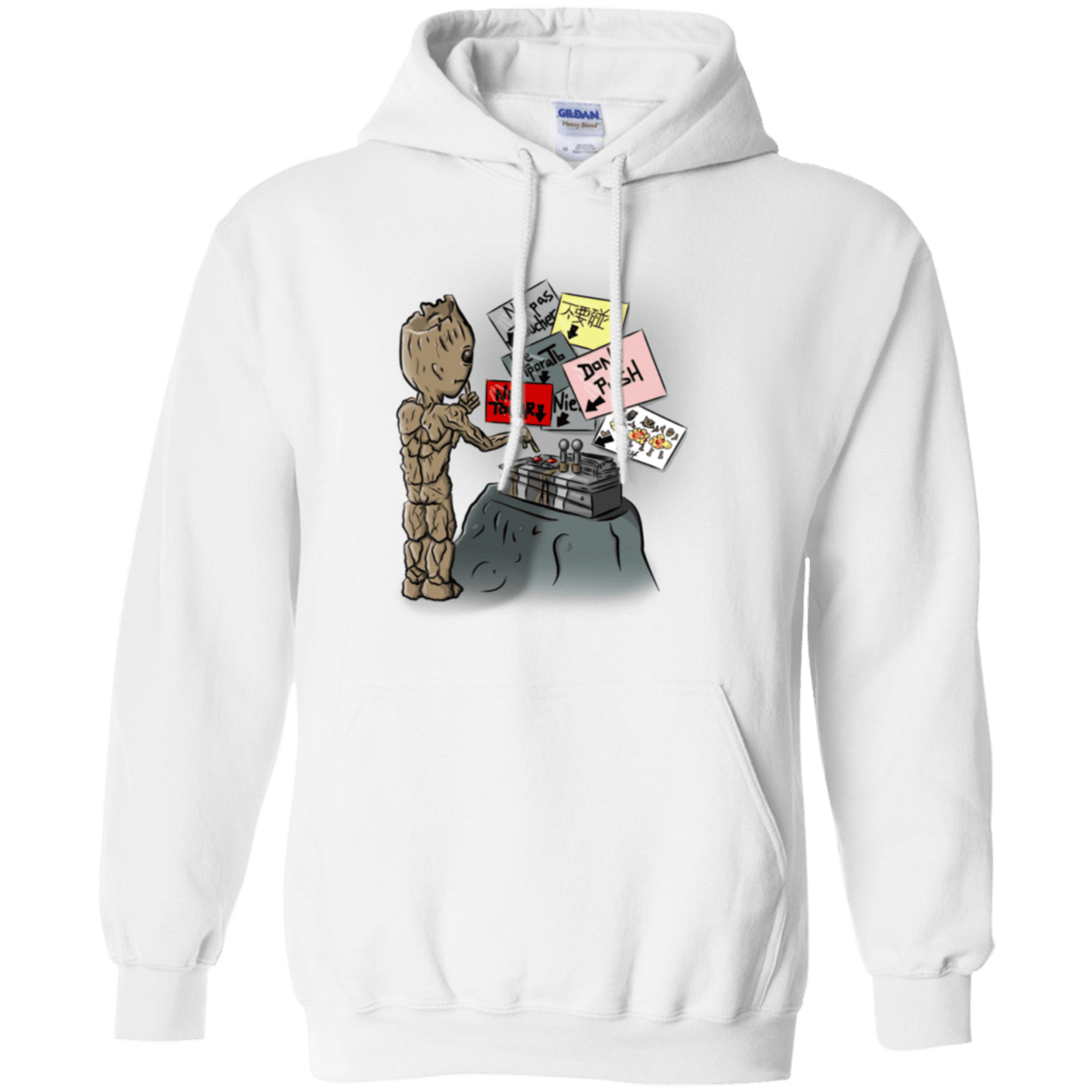 Sweatshirts White / S Groot No Touch Pullover Hoodie