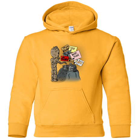 Sweatshirts Gold / YS Groot No Touch Youth Hoodie