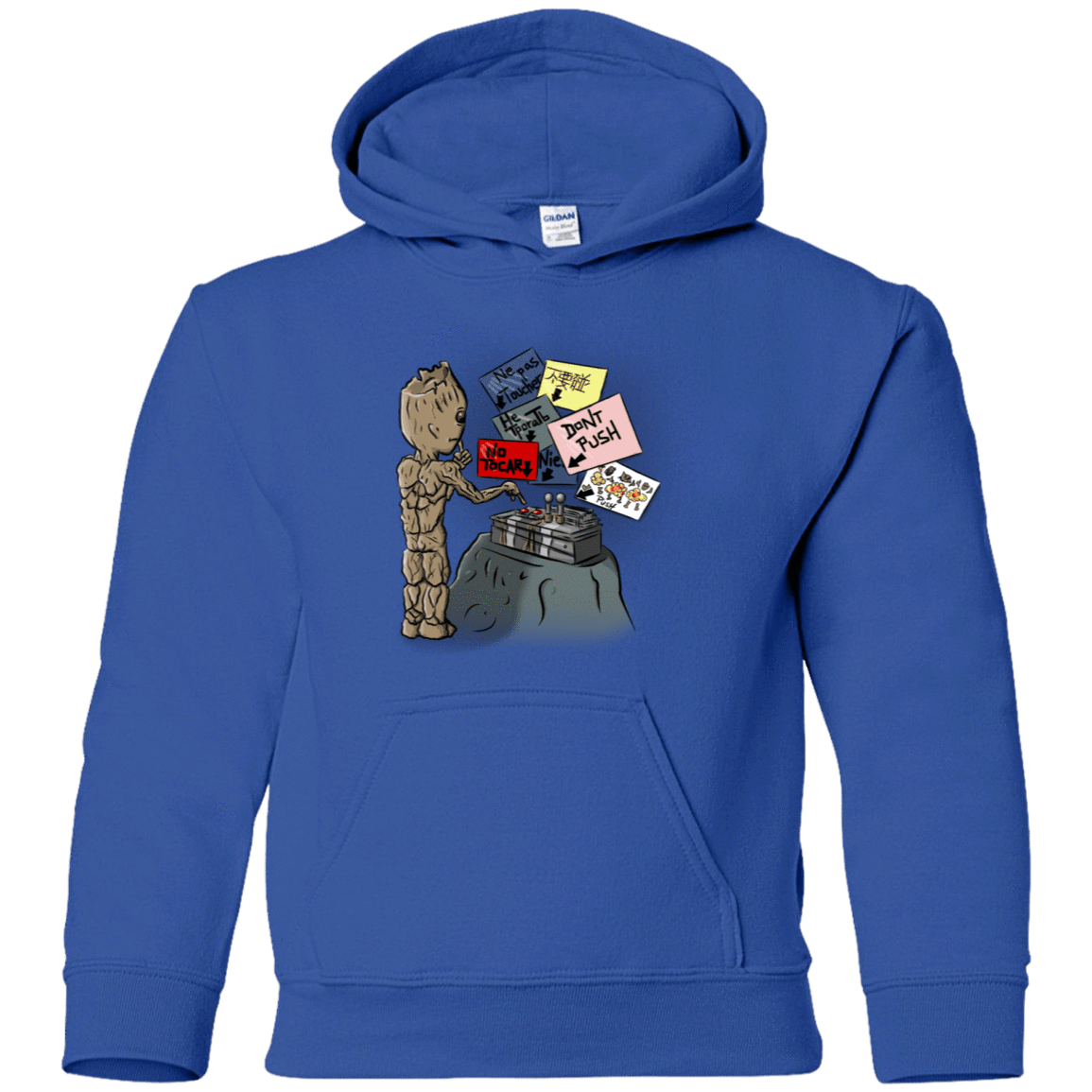 Sweatshirts Royal / YS Groot No Touch Youth Hoodie