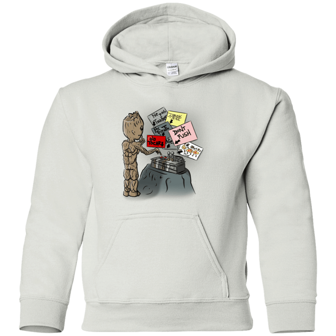 Sweatshirts White / YS Groot No Touch Youth Hoodie