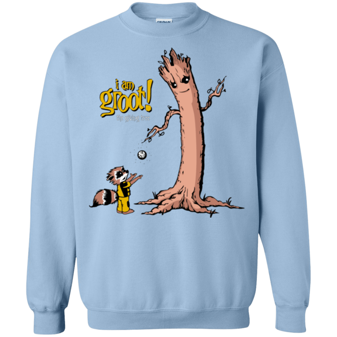 Sweatshirts Light Blue / Small Groots Giving Crewneck Sweatshirt