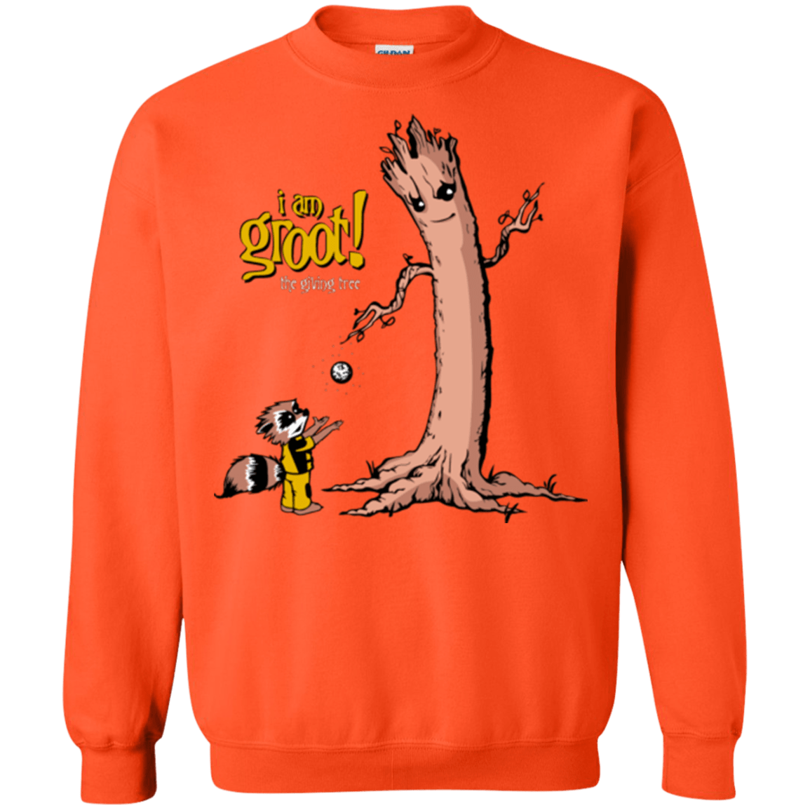 Sweatshirts Orange / Small Groots Giving Crewneck Sweatshirt