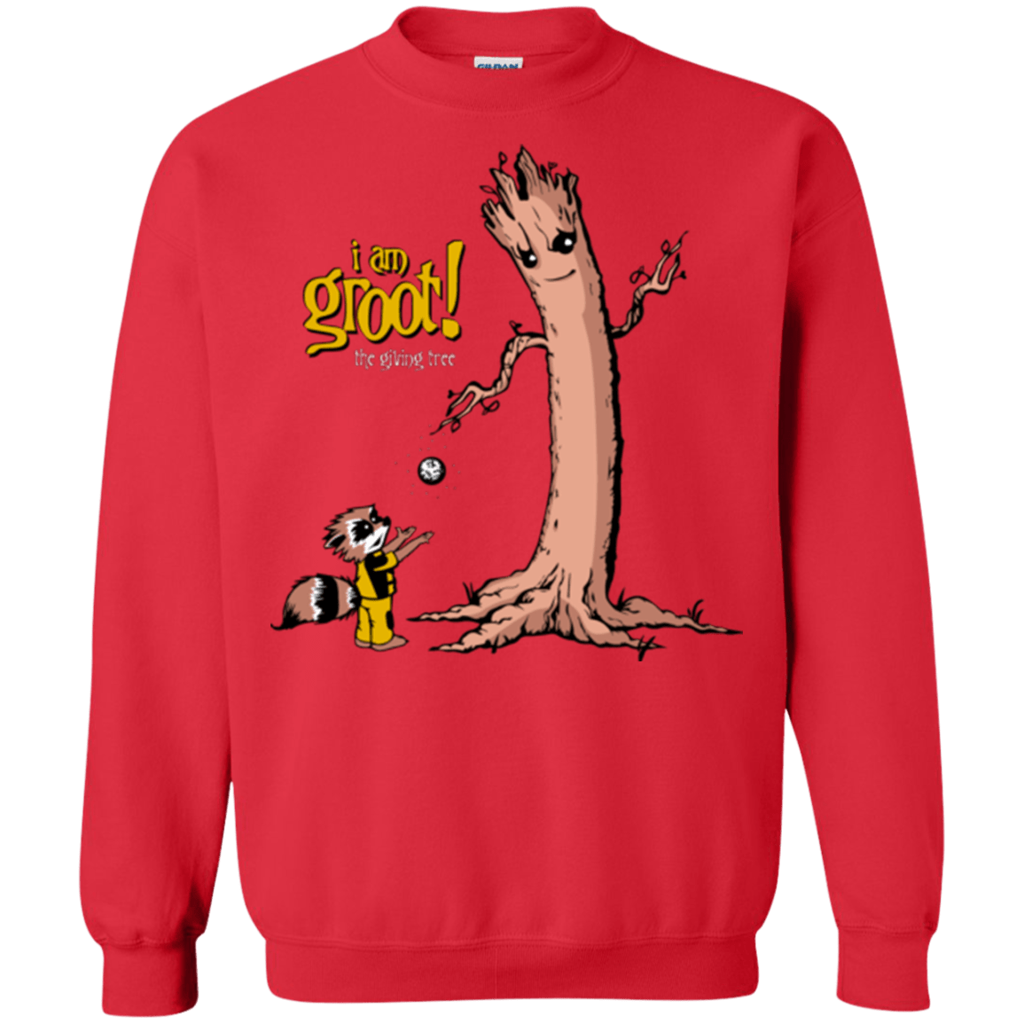 Sweatshirts Red / Small Groots Giving Crewneck Sweatshirt