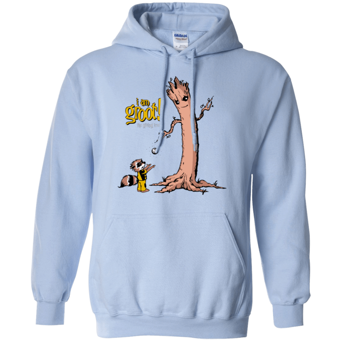 Sweatshirts Light Blue / Small Groots Giving Pullover Hoodie