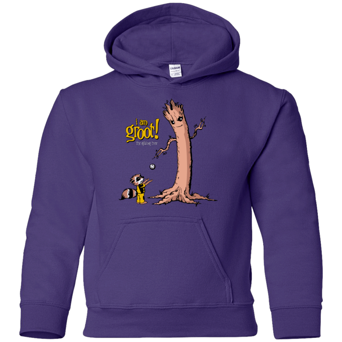 Sweatshirts Purple / YS Groots Giving Youth Hoodie
