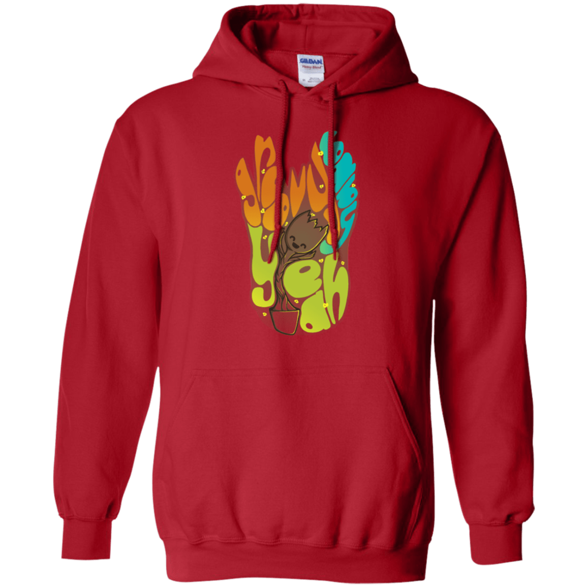 Sweatshirts Red / Small Groovy Baby Pullover Hoodie