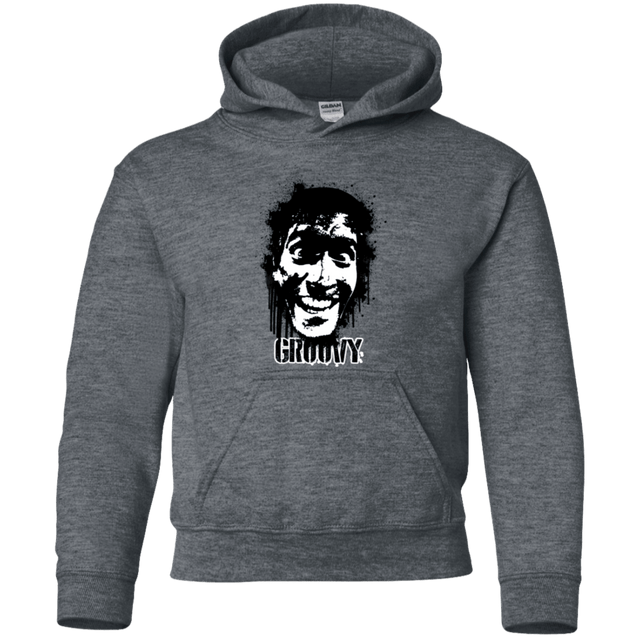 Sweatshirts Dark Heather / YS Groovy Youth Hoodie