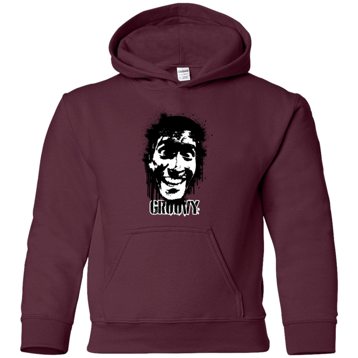Sweatshirts Maroon / YS Groovy Youth Hoodie