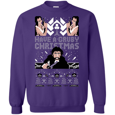 Sweatshirts Purple / S Gruber Christmas Crewneck Sweatshirt