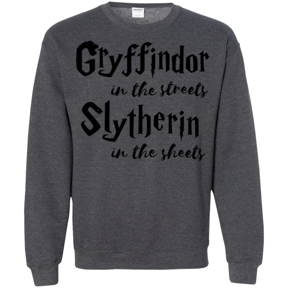 Sweatshirts Dark Heather / Small Gryffindor Streets Crewneck Sweatshirt