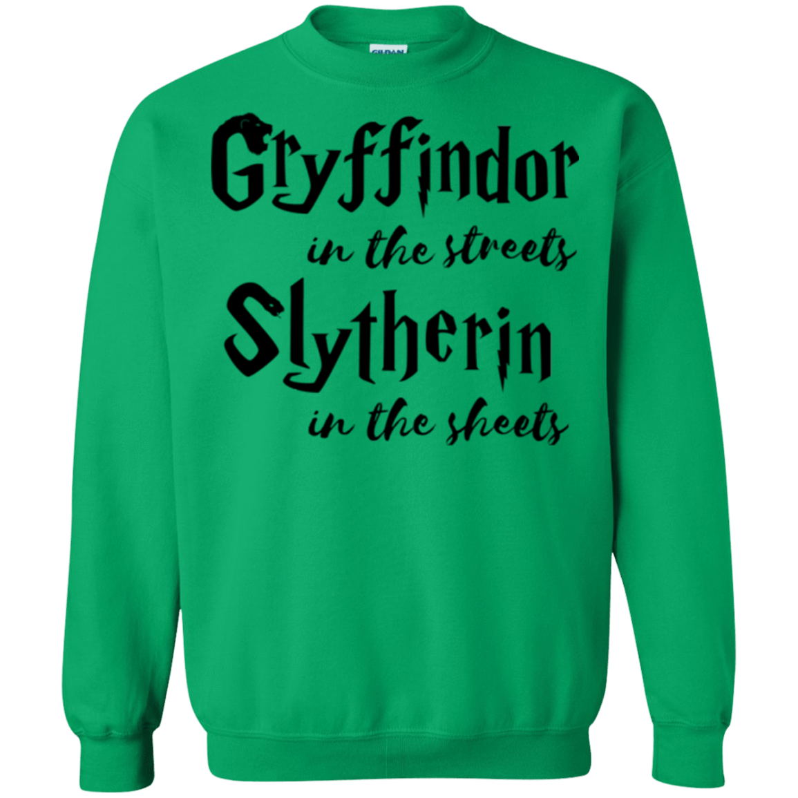 Sweatshirts Irish Green / Small Gryffindor Streets Crewneck Sweatshirt