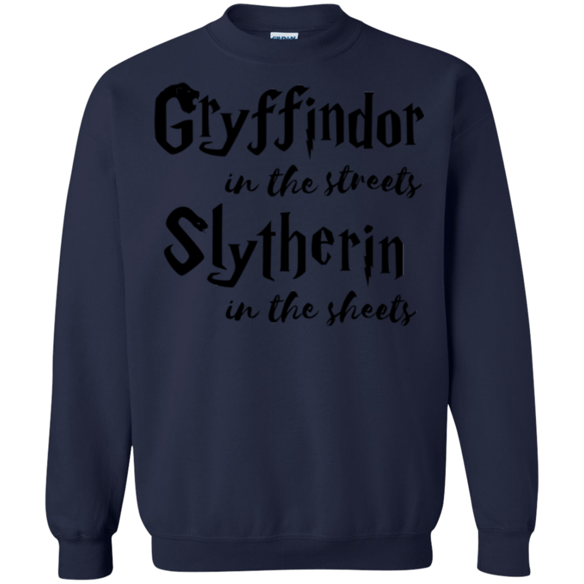 Sweatshirts Navy / Small Gryffindor Streets Crewneck Sweatshirt