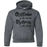 Sweatshirts Dark Heather / YS Gryffindor Streets Youth Hoodie