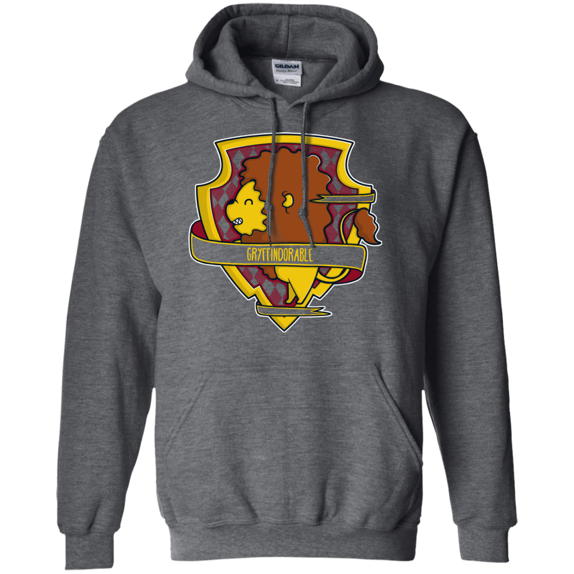 Sweatshirts Dark Heather / Small Gryffindorable Pullover Hoodie