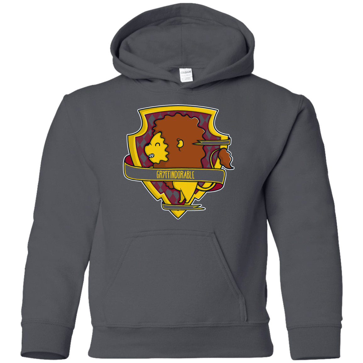 Sweatshirts Charcoal / YS Gryffindorable Youth Hoodie
