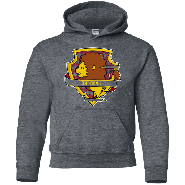 Sweatshirts Dark Heather / YS Gryffindorable Youth Hoodie