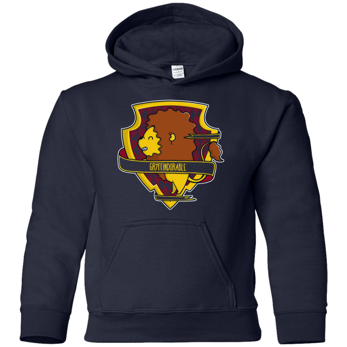 Sweatshirts Navy / YS Gryffindorable Youth Hoodie
