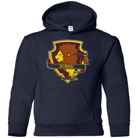 Sweatshirts Navy / YS Gryffindorable Youth Hoodie