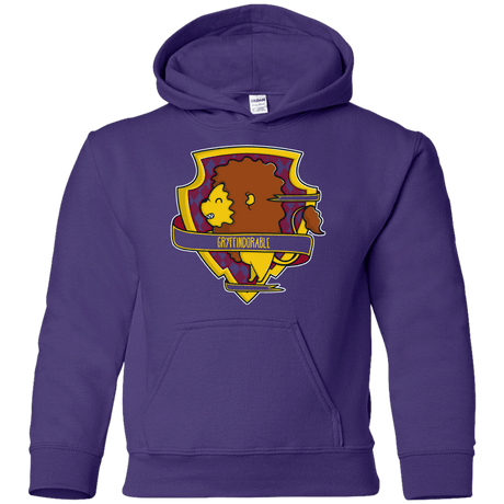 Sweatshirts Purple / YS Gryffindorable Youth Hoodie
