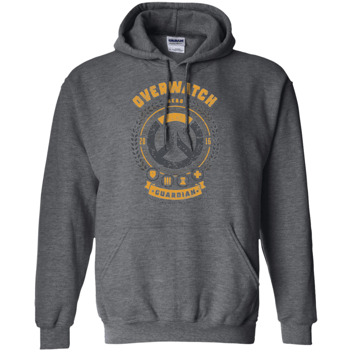 Sweatshirts Dark Heather / Small Guardian Hero Pullover Hoodie