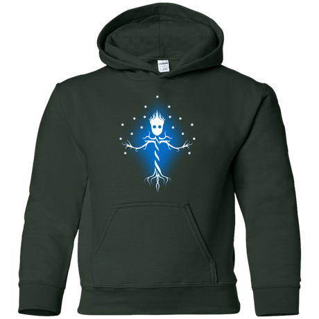 Sweatshirts Forest Green / YS Guardian Tree of The Galaxy Youth Hoodie