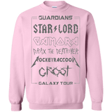 Sweatshirts Light Pink / Small Guardians Galaxy Tour Grunge Crewneck Sweatshirt