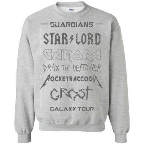 Sweatshirts Sport Grey / Small Guardians Galaxy Tour Grunge Crewneck Sweatshirt