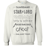 Sweatshirts White / Small Guardians Galaxy Tour Grunge Crewneck Sweatshirt