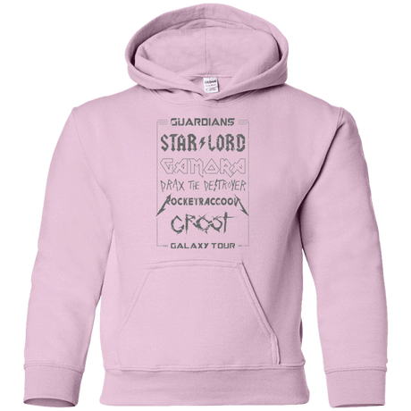 Sweatshirts Light Pink / YS Guardians Galaxy Tour Grunge Youth Hoodie