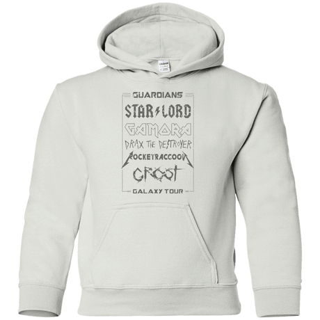 Sweatshirts White / YS Guardians Galaxy Tour Grunge Youth Hoodie