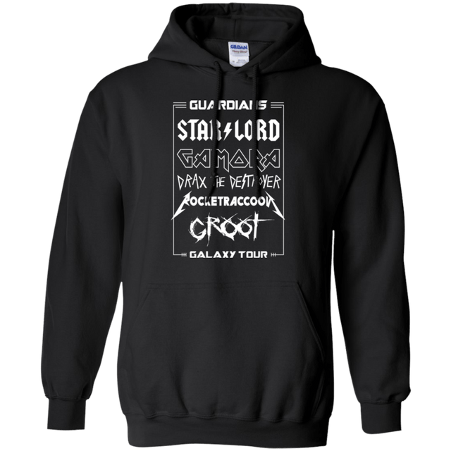 Sweatshirts Black / Small Guardians Galaxy Tour Pullover Hoodie