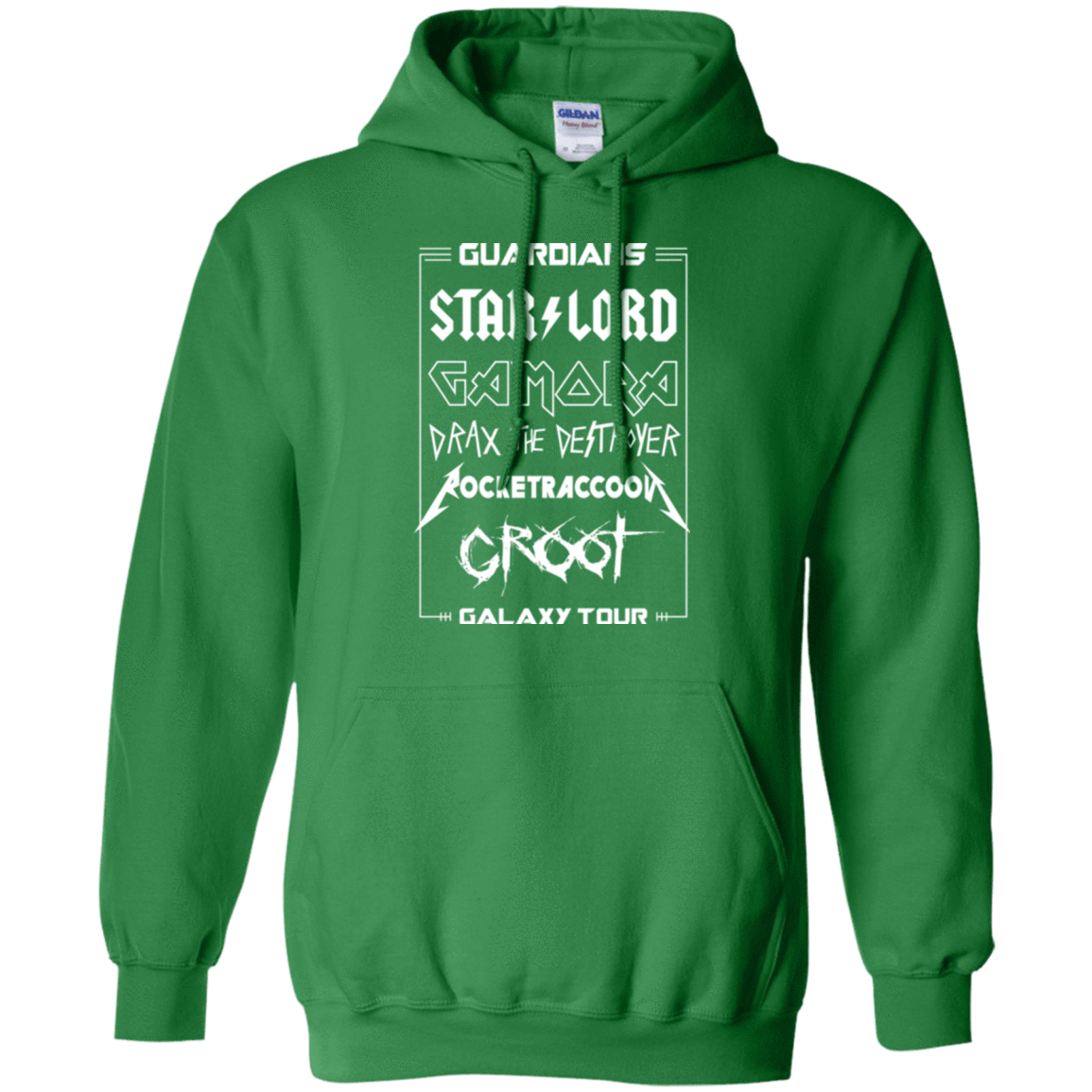 Sweatshirts Irish Green / Small Guardians Galaxy Tour Pullover Hoodie