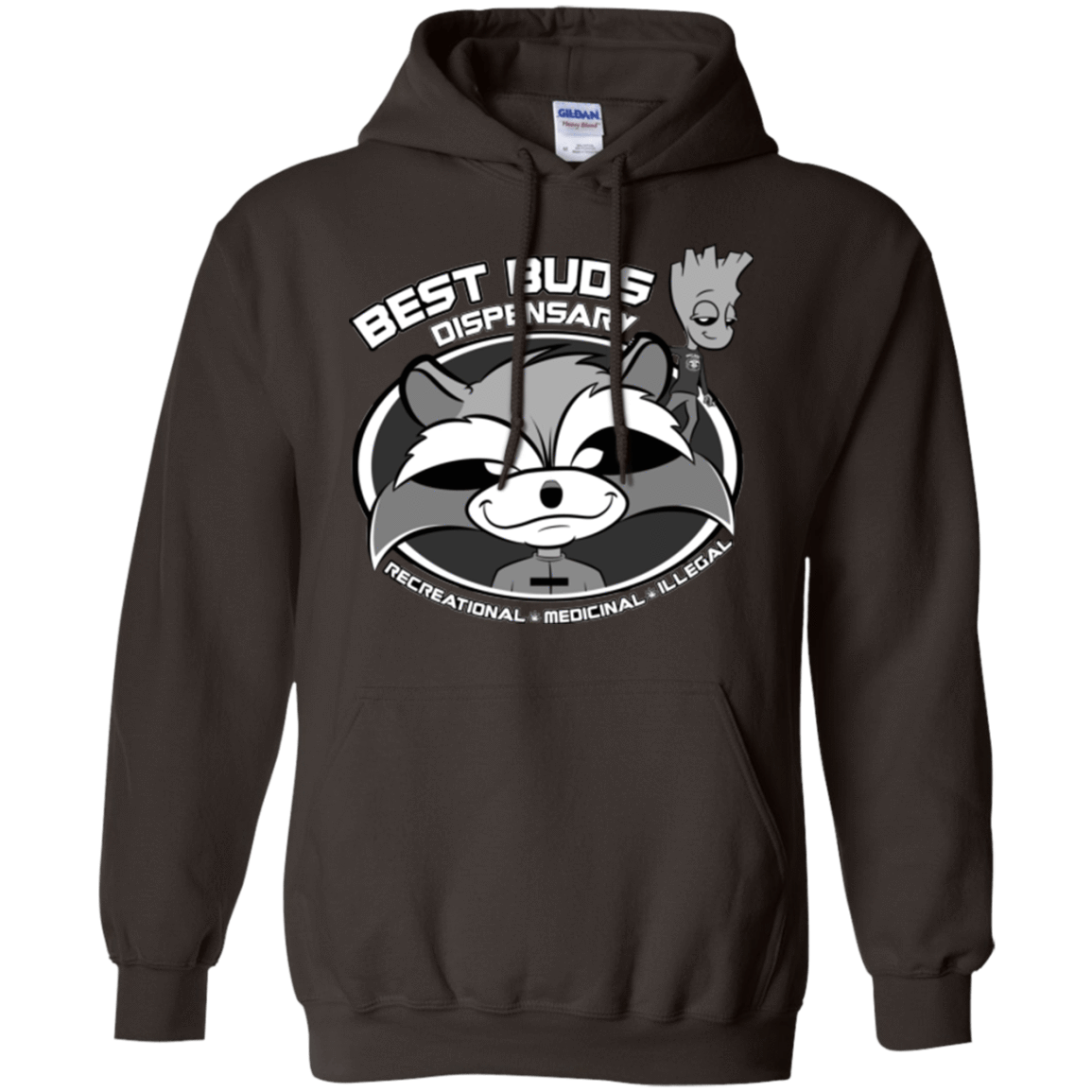 Sweatshirts Dark Chocolate / Small Guardians Of The Greenery Pullover Hoodie