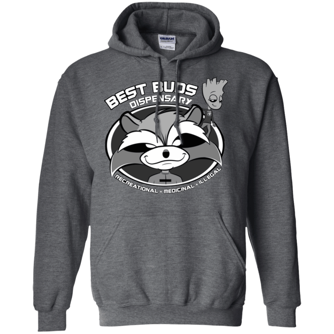 Sweatshirts Dark Heather / Small Guardians Of The Greenery Pullover Hoodie