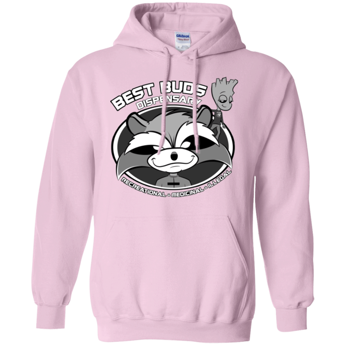 Sweatshirts Light Pink / Small Guardians Of The Greenery Pullover Hoodie